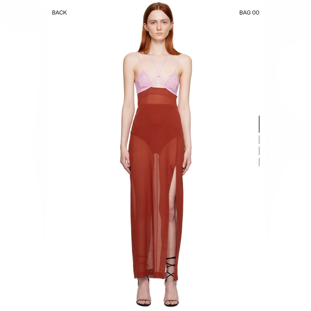 Nensi Dojaka Sheer Maxi Dress